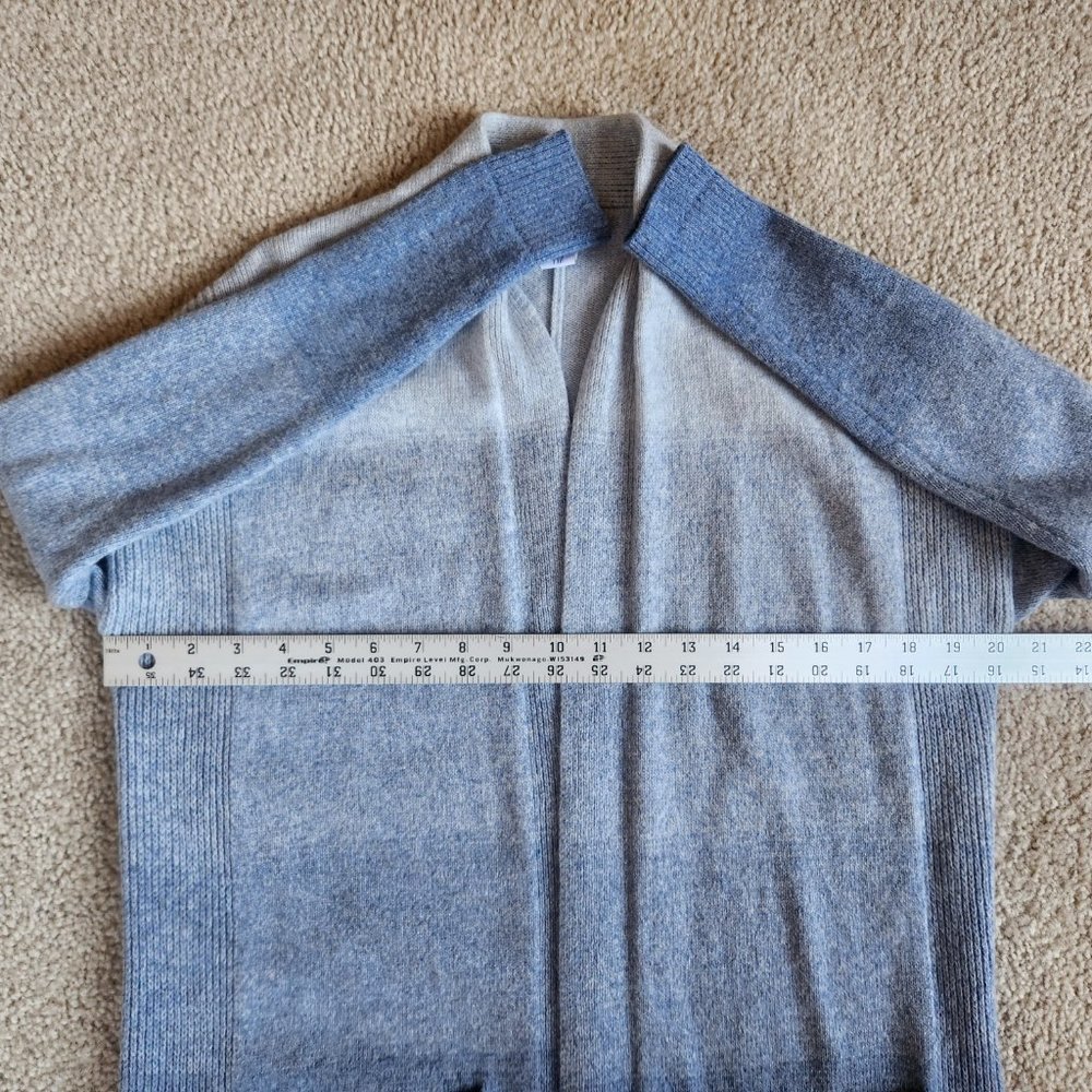 Athleta Spirit Wool/Cashmere Ombre Wrap Duster Sweater Cardigan - Picture 8 of 11
